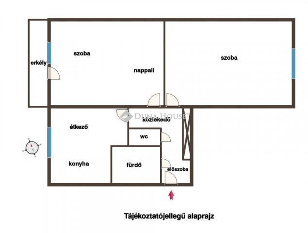 Eladó panellakás, Debrecenben 53.5 M Ft, 2 szobás