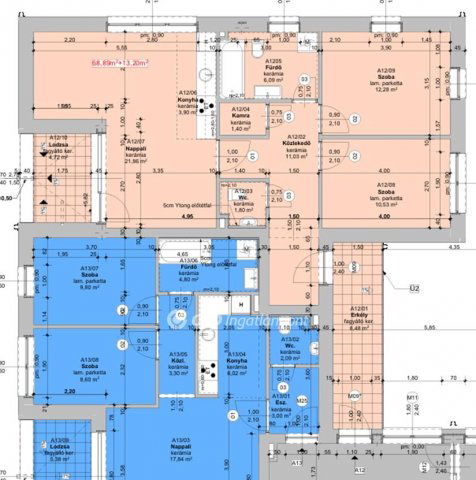 Eladó téglalakás, Szegeden 92.642 M Ft, 3 szobás