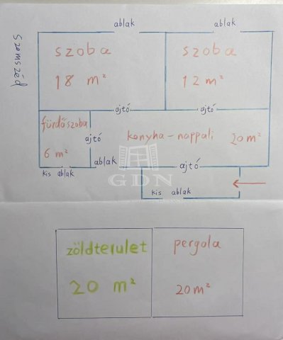 Eladó téglalakás, Budapesten, XV. kerületben 62 M Ft, 3 szobás