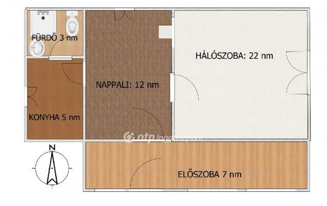 Eladó családi ház, Dömsödön 21 M Ft, 2 szobás