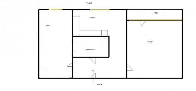 Eladó panellakás, Debrecenben 51.5 M Ft, 2 szobás