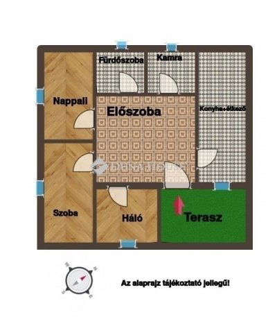 Eladó családi ház, Sződön 59.2 M Ft, 3 szobás