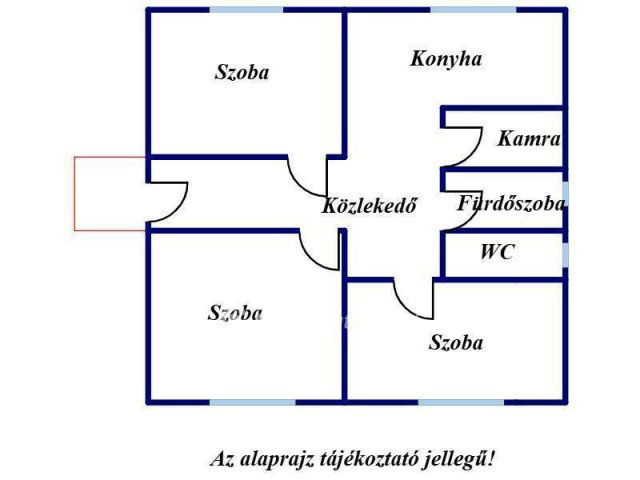 Eladó családi ház, Apagyon 15 M Ft, 3 szobás