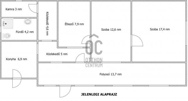 Eladó családi ház, Németkéren 12.9 M Ft, 2 szobás