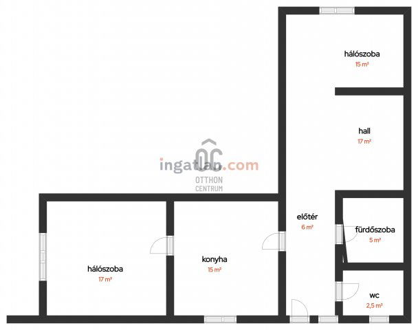 Eladó téglalakás, Budaörsön 84.5 M Ft, 3 szobás