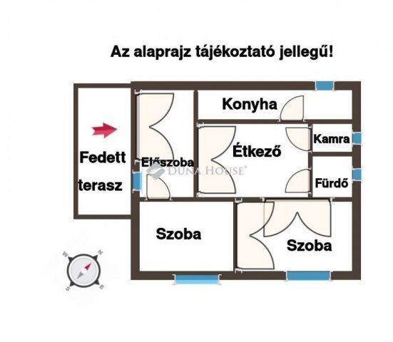 Eladó családi ház, Bugyin 52.99 M Ft, 2 szobás