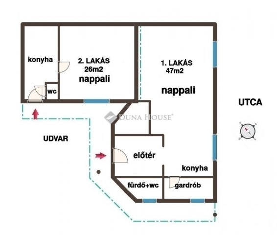 Eladó családi ház, Budapesten, XIX. kerületben 55 M Ft, 2 szobás