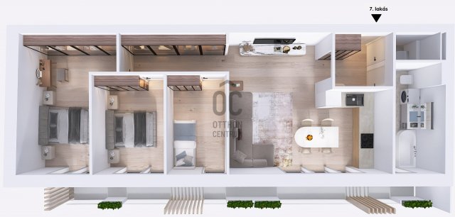 Eladó téglalakás, Szolnokon 84.068 M Ft, 4 szobás