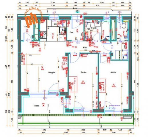 Eladó téglalakás, Budapesten, XIII. kerületben 114.9 M Ft