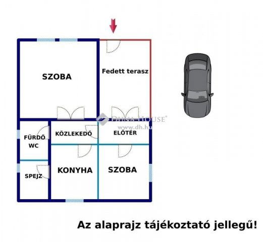 Eladó családi ház, Tápiószecsőn 36.9 M Ft, 2 szobás