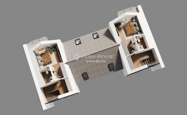 Eladó ikerház, Budapesten, II. kerületben 330 M Ft, 4 szobás