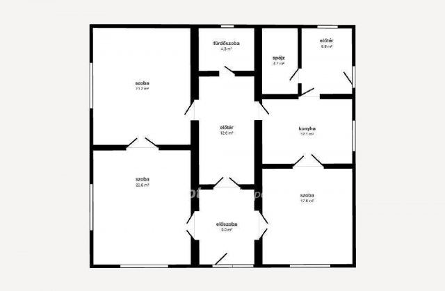 Eladó családi ház, Kálmánházán 30 M Ft, 3 szobás