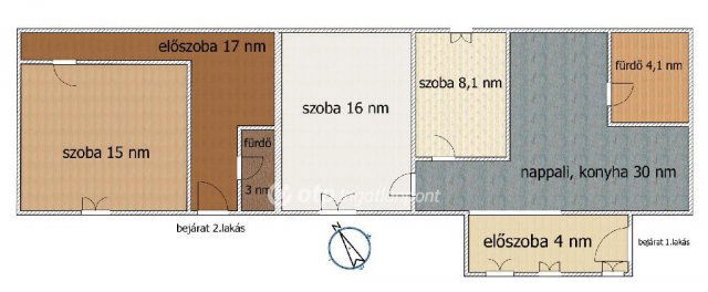 Eladó családi ház, Kiskunlacházán 44.9 M Ft, 5 szobás