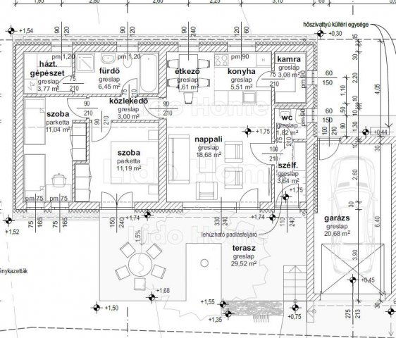 Eladó téglalakás, Keszthelyen 128 M Ft, 3 szobás