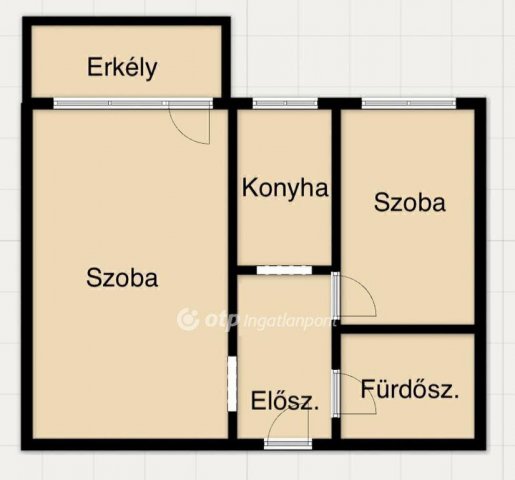 Eladó panellakás, Miskolcon 28.99 M Ft, 2 szobás