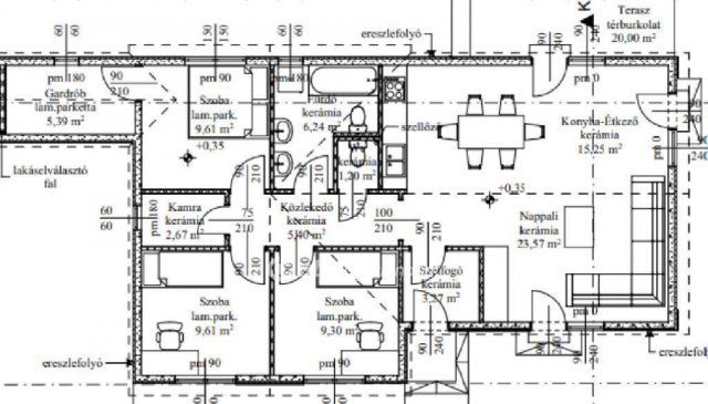 Eladó ikerház, Győrszemerén 89 M Ft, 4 szobás
