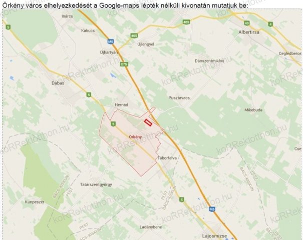Eladó telek, Örkényen 2901.84 M Ft / költözzbe.hu