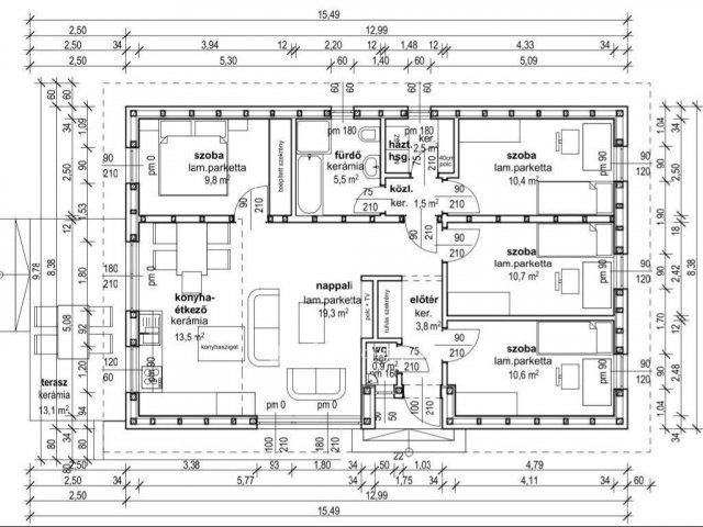 Eladó családi ház, Ebesen 96.99 M Ft, 4 szobás