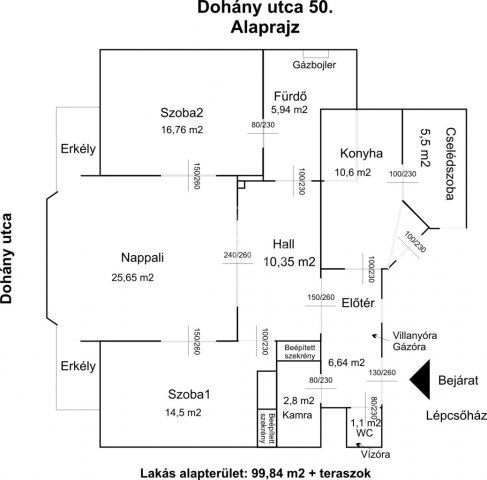 Eladó téglalakás, Budapesten, VII. kerületben 110 M Ft