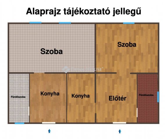 Eladó téglalakás, Győrött 44.99 M Ft, 2 szobás