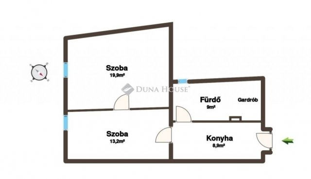 Eladó téglalakás, Budapesten, XIII. kerületben 70.5 M Ft