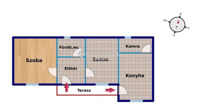 Eladó családi ház, Sárbogárdon 16.6 M Ft, 2 szobás