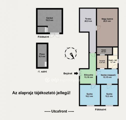 Eladó családi ház, Tiszapalkonyán 11 M Ft, 3 szobás