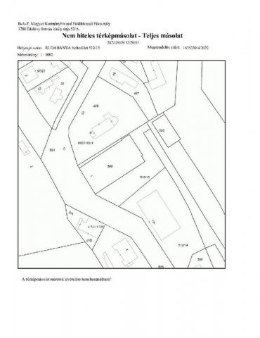 Eladó ipari ingatlan, Rudabányán 65 M Ft / költözzbe.hu