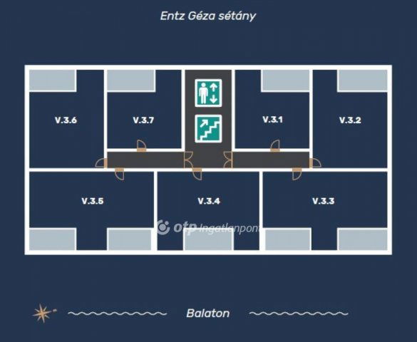 Eladó téglalakás, Keszthelyen 102 M Ft, 3 szobás