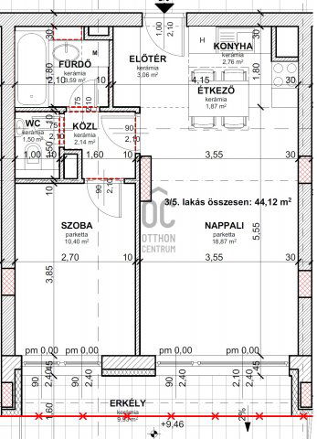 Eladó téglalakás, Budapesten, XIII. kerületben 85.088 M Ft