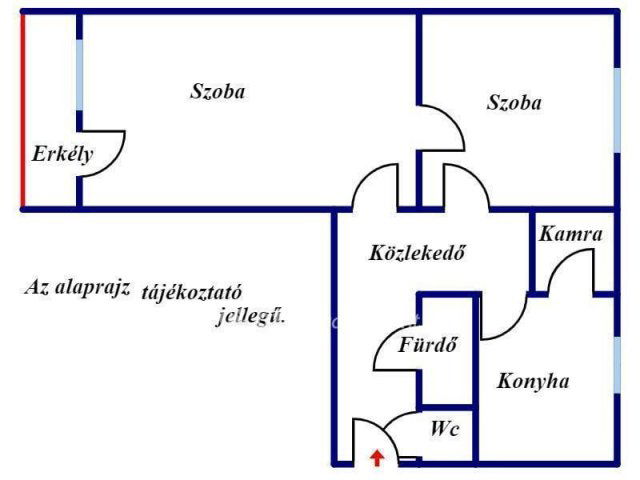 Eladó téglalakás, Gyulán 29.5 M Ft, 2 szobás