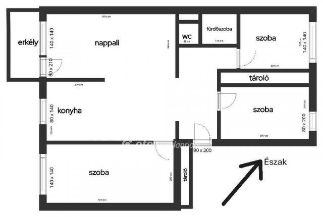 Eladó panellakás, Budapesten, III. kerületben 89 M Ft, 2+2 szobás