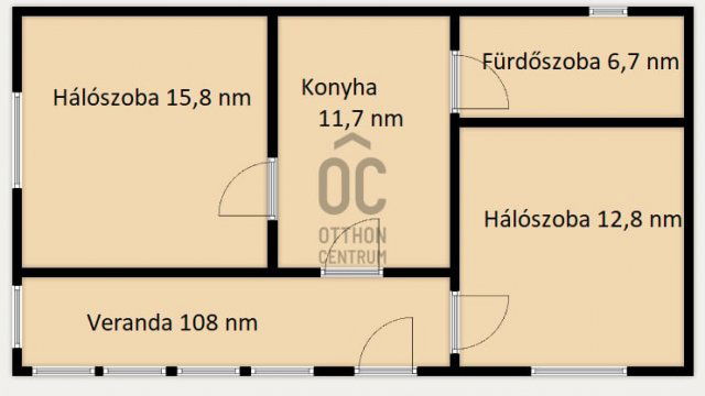 Eladó családi ház, Tápiószentmártonon 27.6 M Ft, 2 szobás