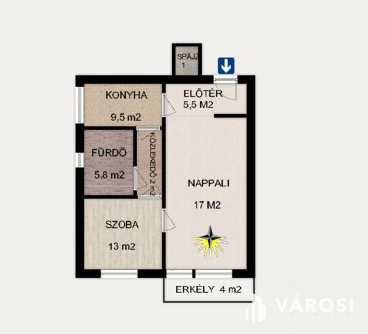 Eladó téglalakás, Hódmezővásárhelyen 45 M Ft, 2 szobás