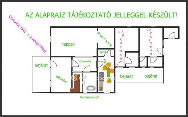 Eladó családi ház, Hajdúszoboszlón 105 M Ft, 5+1 szobás