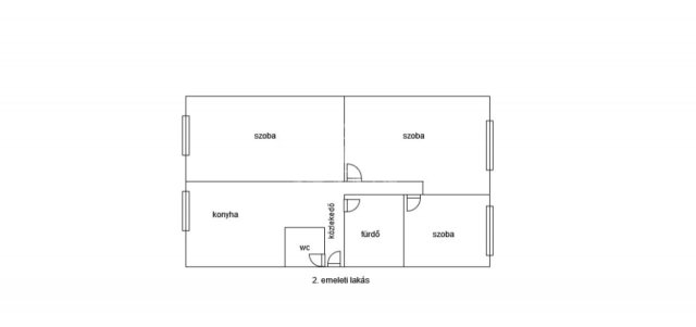 Kiadó téglalakás, albérlet, Szegeden 240 E Ft / hó, 3 szobás