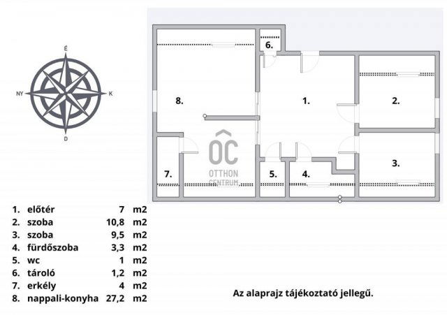 Eladó téglalakás, Budapesten, XXII. kerületben 90 M Ft, 3 szobás