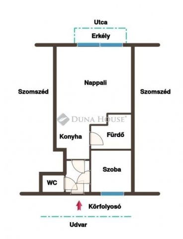 Eladó téglalakás, Budapesten, VIII. kerületben 69.9 M Ft