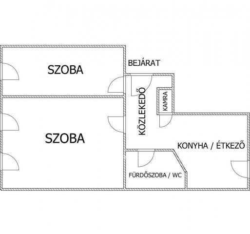 Eladó téglalakás, Egerben 35 M Ft, 2 szobás