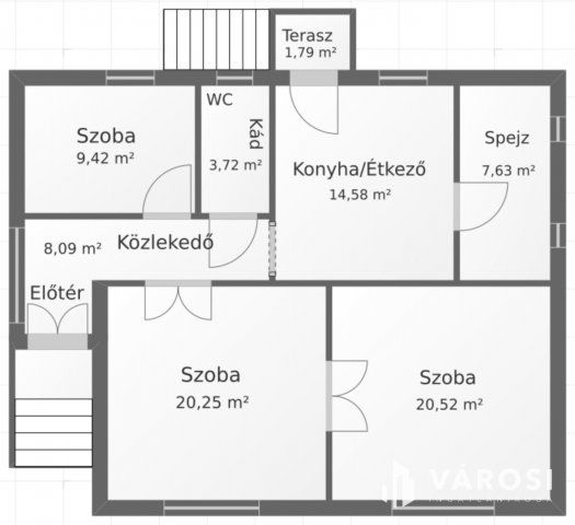 Eladó családi ház, Őrhalmon 25.5 M Ft, 3 szobás