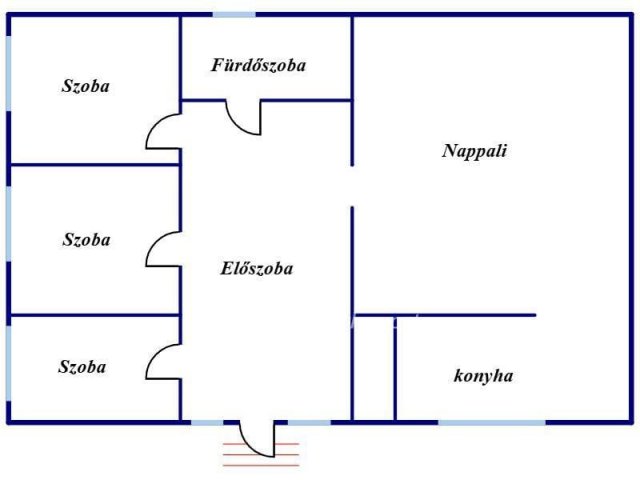 Eladó családi ház, Makón 54.45 M Ft, 3 szobás