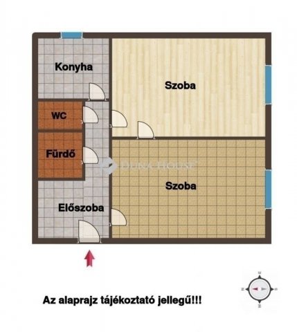 Eladó panellakás, Budapesten, XV. kerületben 67.4 M Ft, 2 szobás