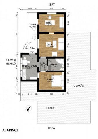 Eladó ikerház, Budapesten, XVI. kerületben 70 M Ft, 3 szobás