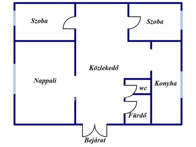 Eladó panellakás, Szentendrén 79.9 M Ft, 2+1 szobás