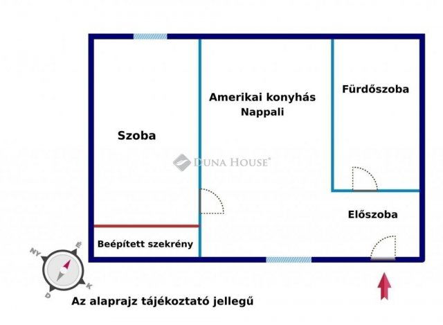 Eladó téglalakás, Budapesten, VI. kerületben 62.9 M Ft, 2 szobás