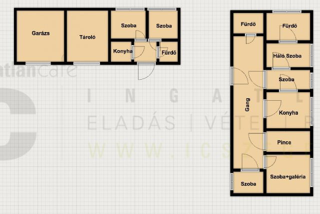 Eladó családi ház, Domaszéken 72 M Ft, 6+2 szobás