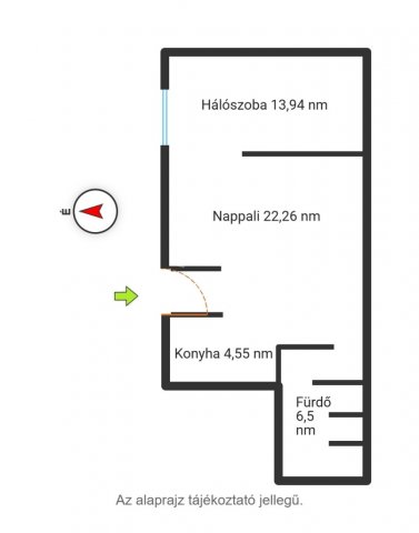 Eladó téglalakás, Budapesten, III. kerületben 49.75 M Ft