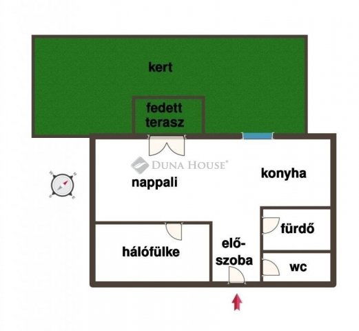 Eladó téglalakás, Kecskeméten 58.5 M Ft, 1 szobás