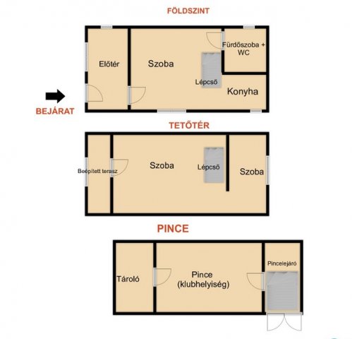 Eladó ipari ingatlan, Bőnyön 32.5 M Ft, 2 szobás
