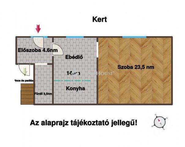 Eladó téglalakás, Budapesten, XXI. kerületben 40 M Ft, 1 szobás